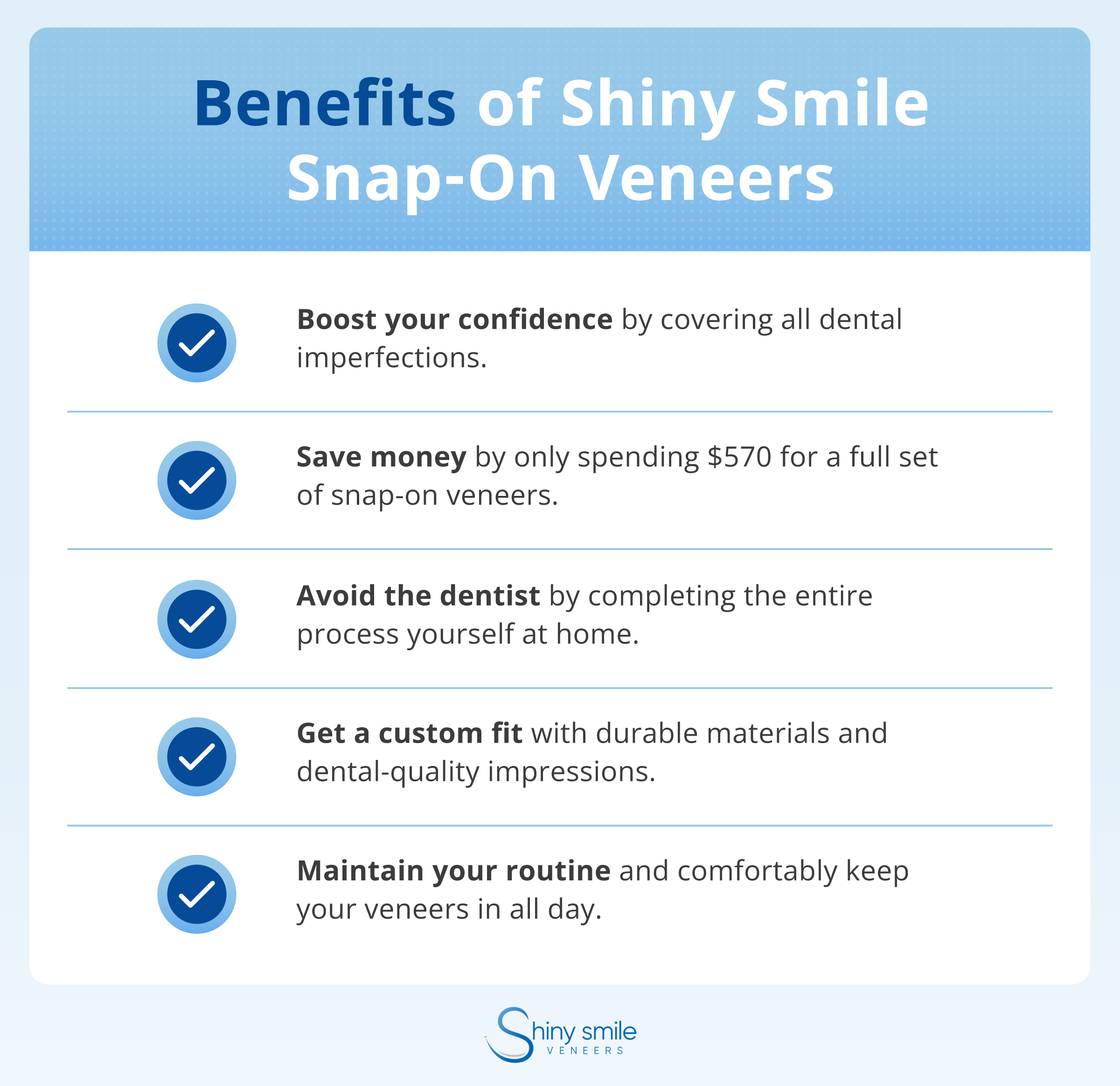 benefits of snap-on veneers as tooth covers 