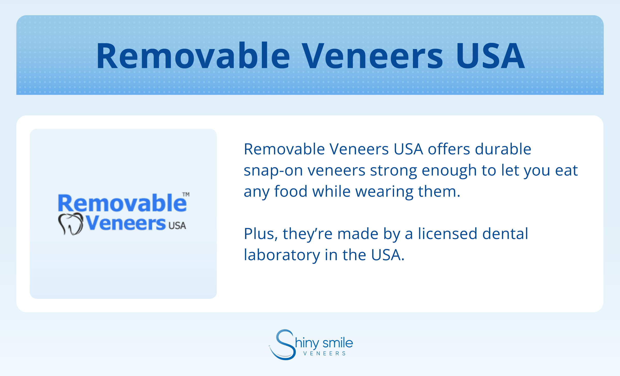 about Removable Veneers USA 